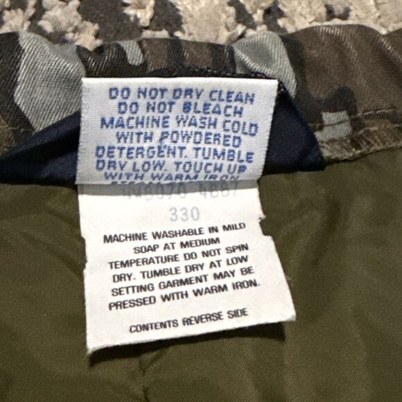 Vintage Columbia Pants Mens Large Trebark Camo GORE-TEX Hunting Made in USA 90s - Picture 6 of 16